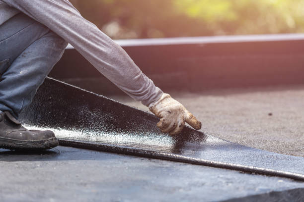 Professional Basement Waterproofing technician working in Furlong, PA
